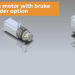 Brushless Motor with Brake and Encoder option